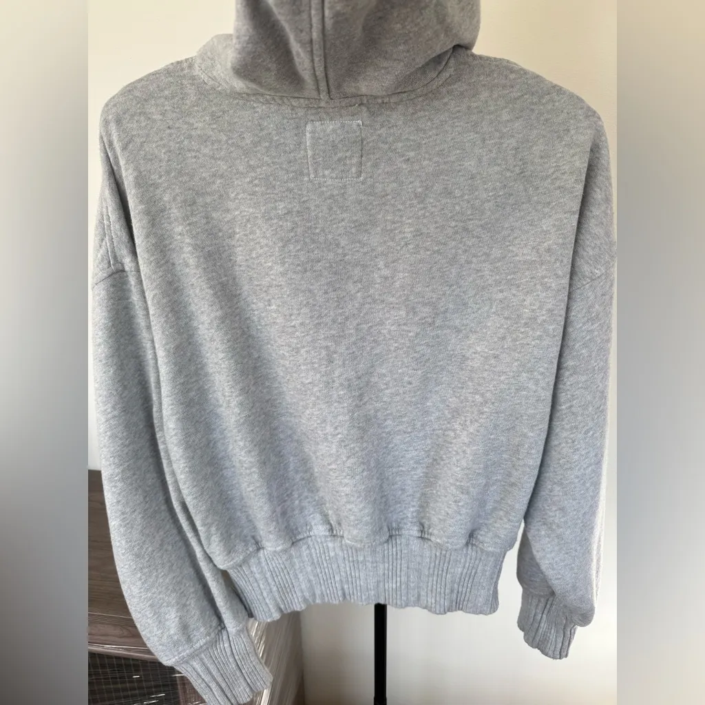 Aerie Light Gray Hoodie Extra Small - Image 6