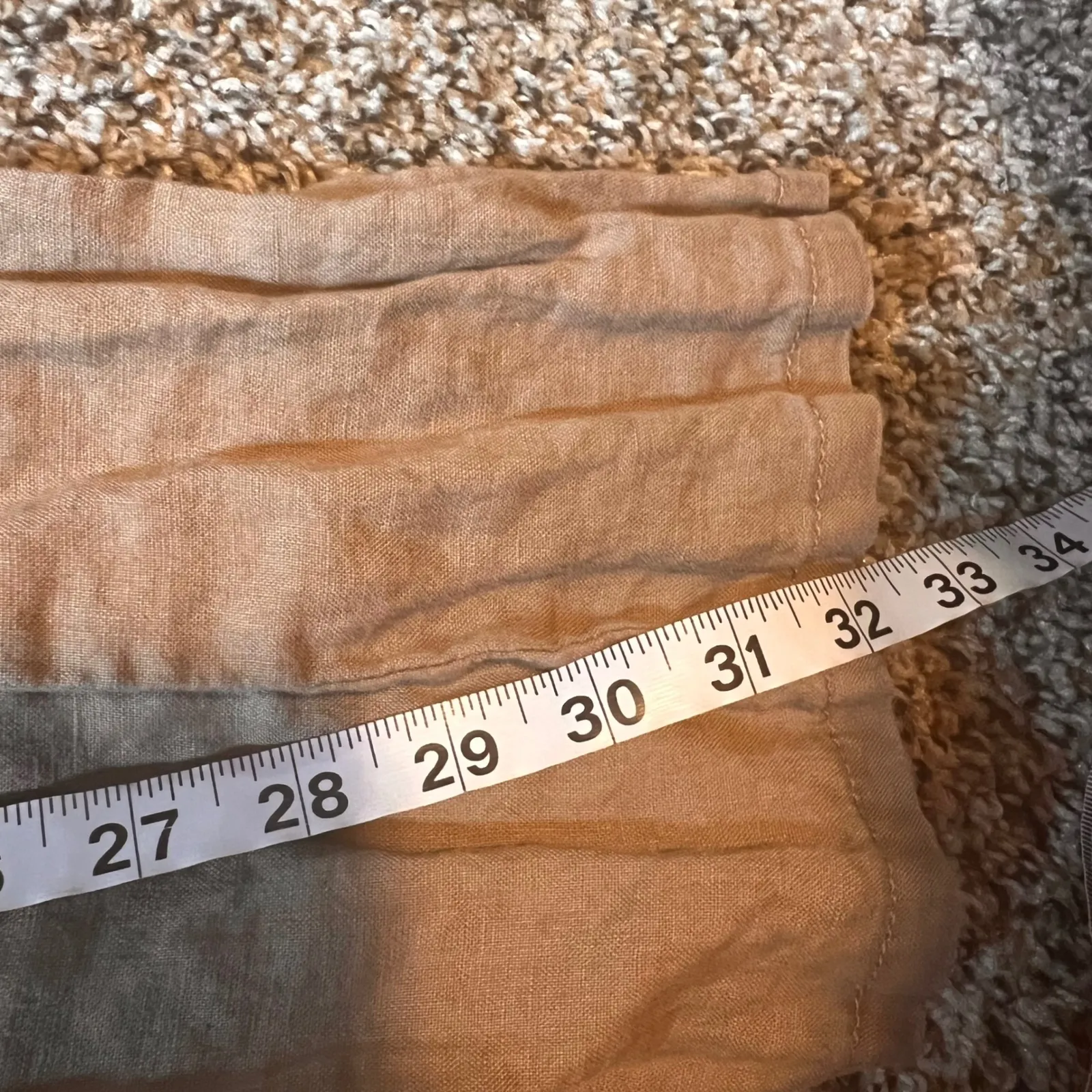 Eileen Fisher Linen Blend Lounge Pants Drawstring Waist Relaxed Fit‎ Women's - Image 6