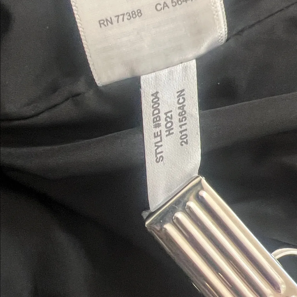 J. Crew Women's Signature Puffer Parka Jacket Long Sherpa Hooded Black Sz Small - Image 9