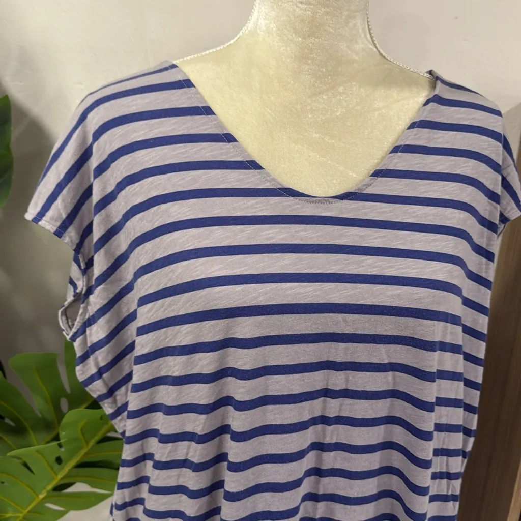 Sundry striped tunic top mini dress with pockets - Image 4
