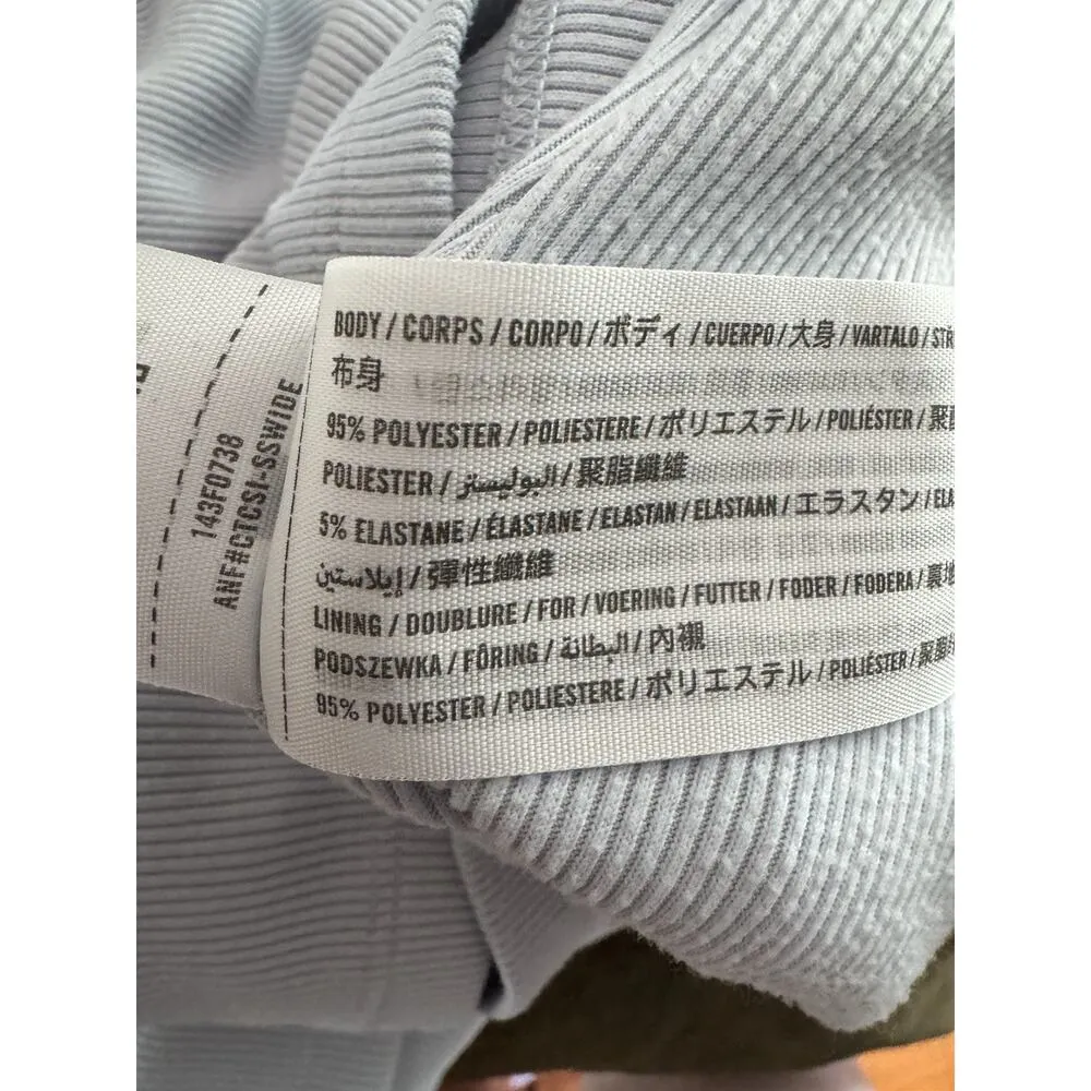 Abercrombie & Fitch Baby Blue Ribbed Pull On Maxi Skirt Size Large Stretchy - Image 7