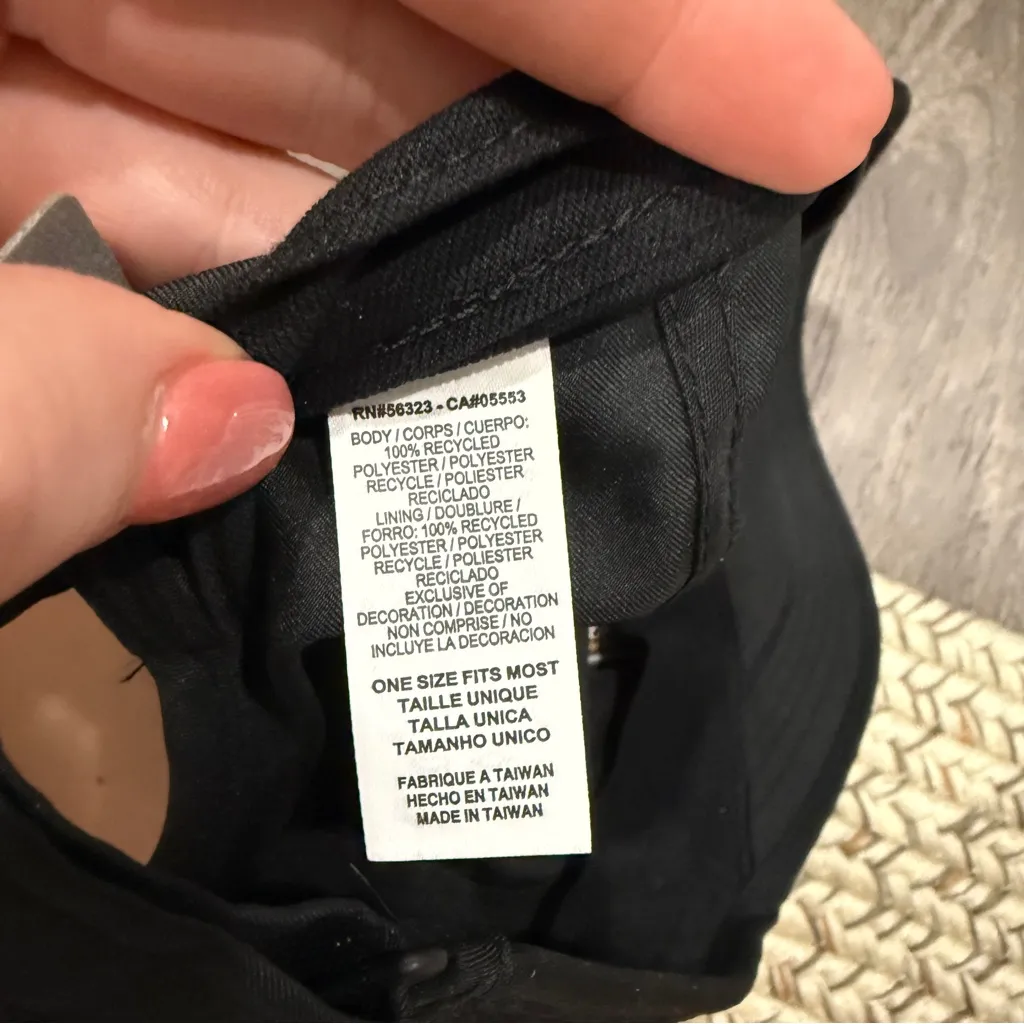 Nike Adelphi University Swimming Black Featherlight Dri-Fit Hat - Image 7