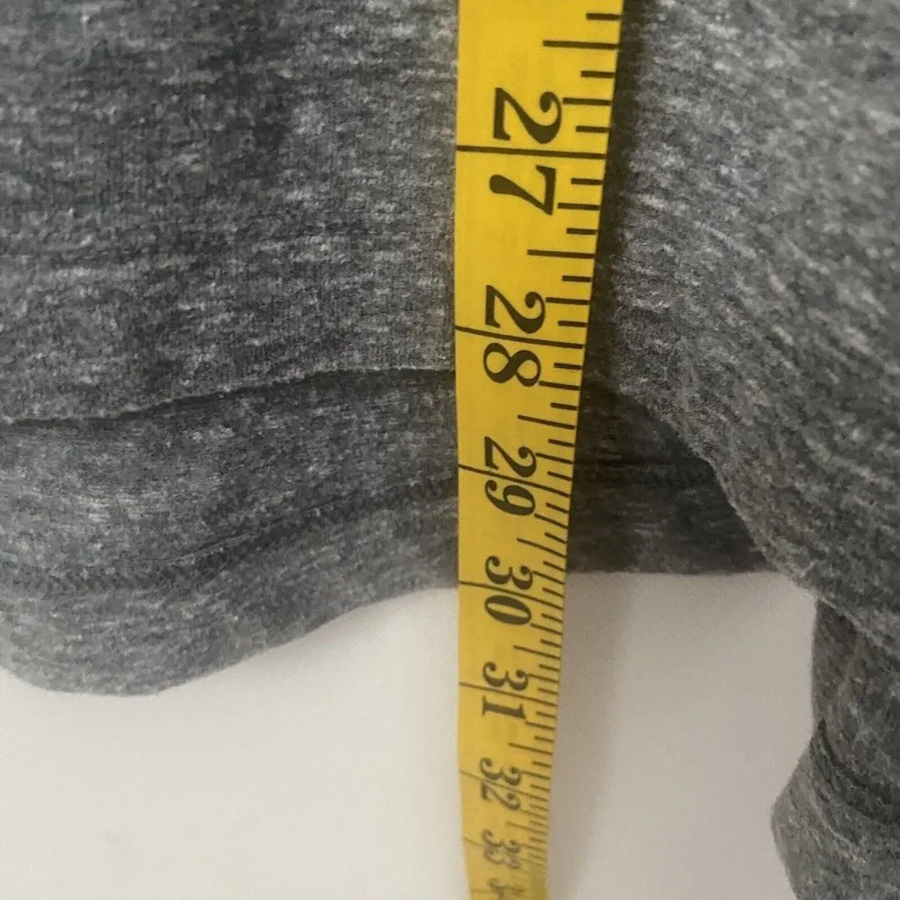 We The Free People Sweater Womens XS Gray Oversized Mock Neck Tunic Lounge - Image 6