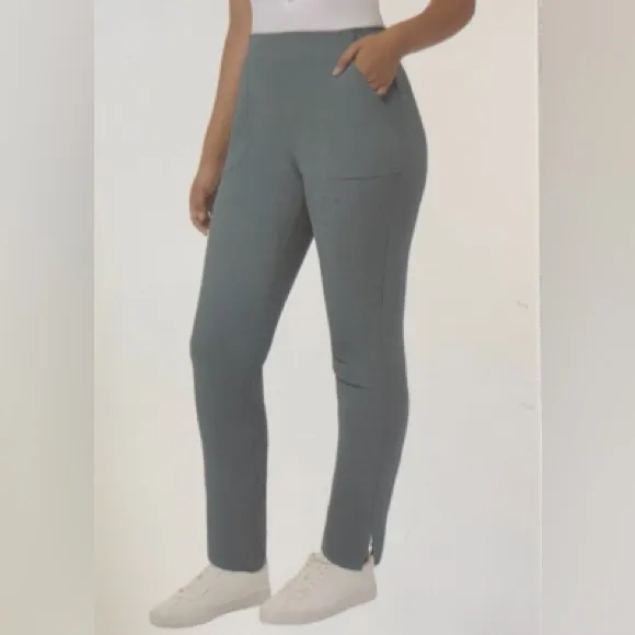 NWT 32 DEGREES COOL 1675449 LIGHTWEIGHT IRISH TEAL TWILL PULL ON PANT SZ XXL - Image 2