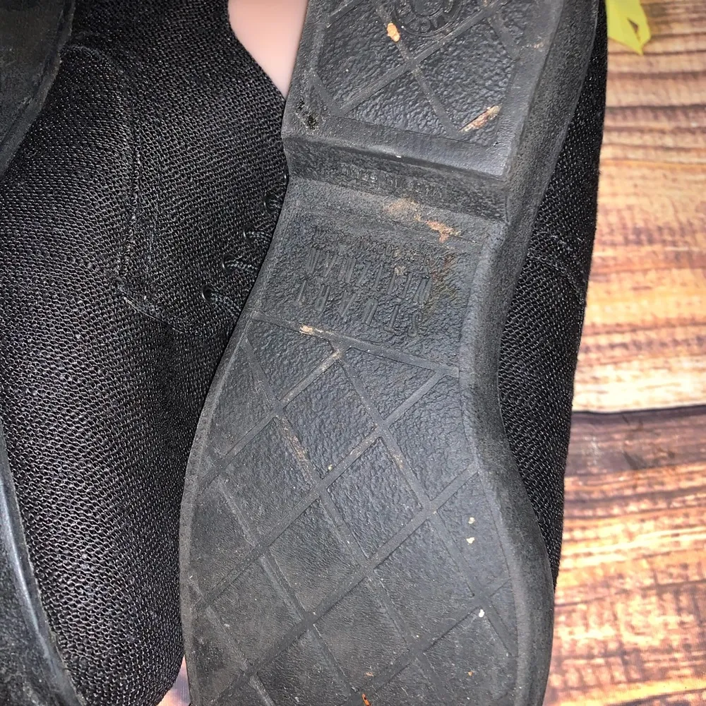 Stuart Weitzman size 9 black canvas shoes - Image 3