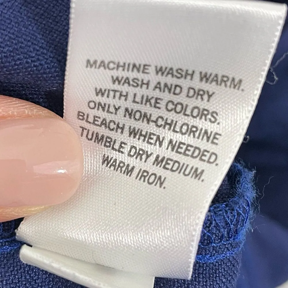 Banana Republic‎ Blue Utility Shirtdress Size 0 Linen Blend Tie Belt Mini Dress - Image 8