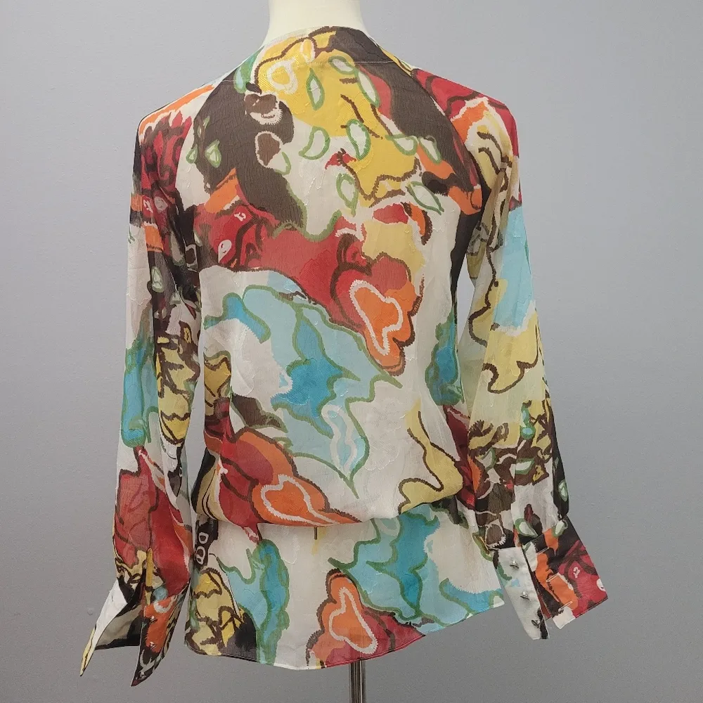 Vertigo Paris floral long sleeve top - Image 3