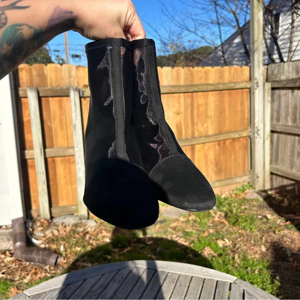 Nwt Women’s Celaena Boots by A New Day size 8.5 Black mesh Classic fall winter - Image 8