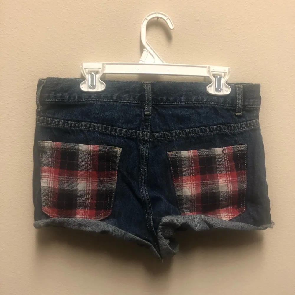 Forever 21 Flannel Cut-Off Shorts - Image 3