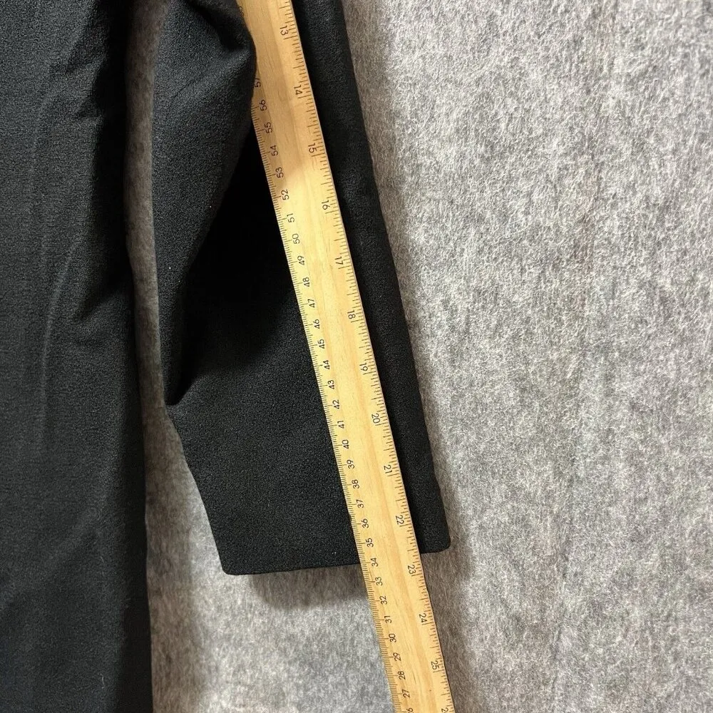 The Irish Secret Vintage Wool Blazer 12 Black Double‎ Breasted Shoulder Pads - Image 4