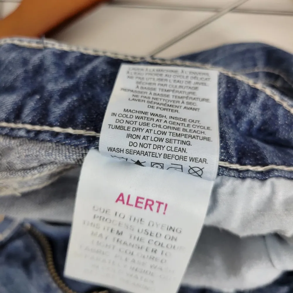 Smart Set Womens Skirt Sz 1 Blue 5 Pockets Design Button/Zip Closure Denim Jean - Image 3