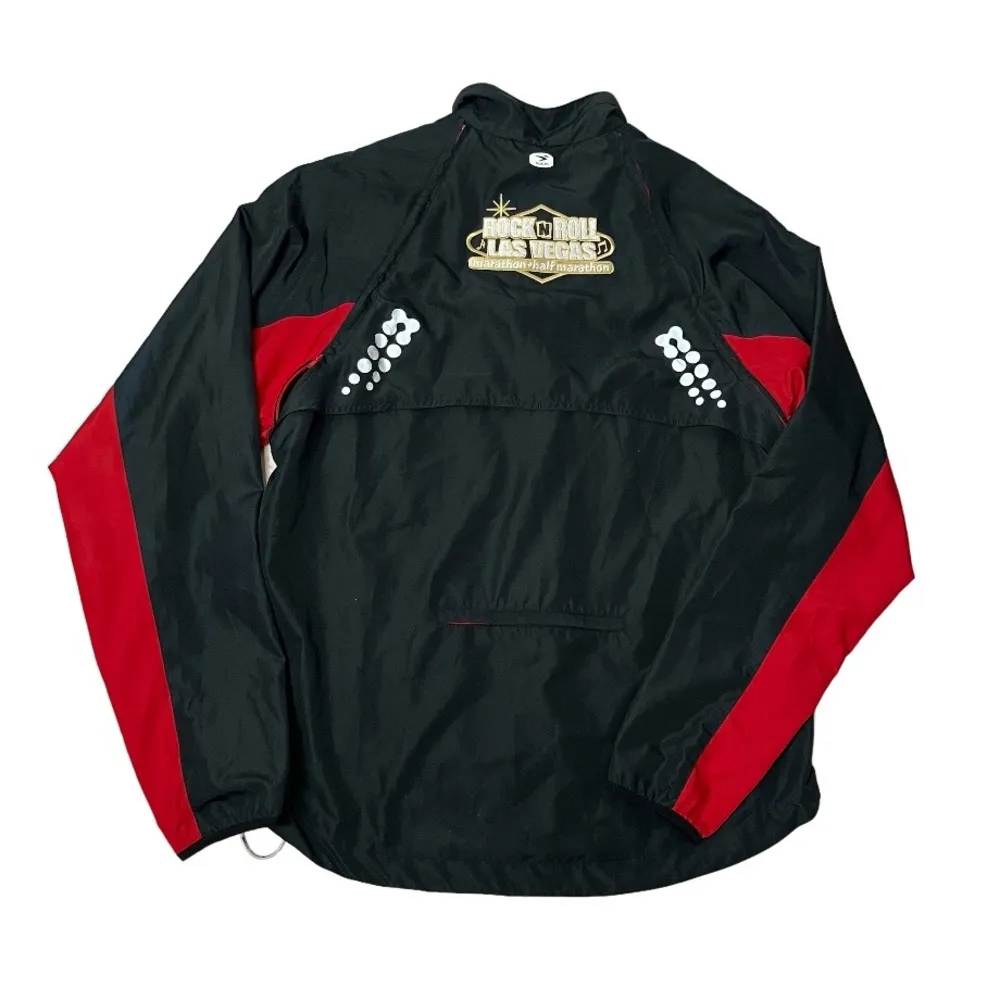SUGOI Jacket Las Vegas Zappos Rock N Roll Marathon Removable Sleeves Size Medium Black - Image 4