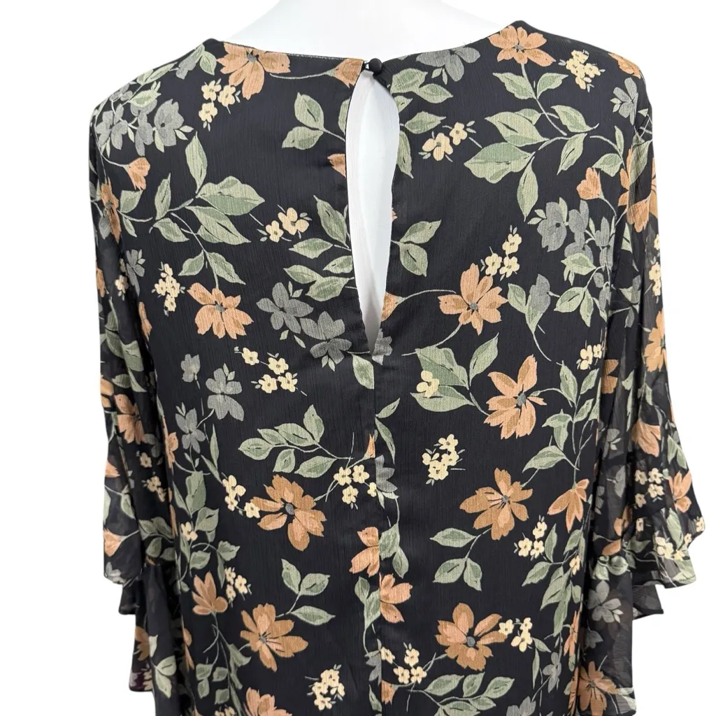 Women's Calvin Klein Floral Print Dress, Size 16 - Image 7