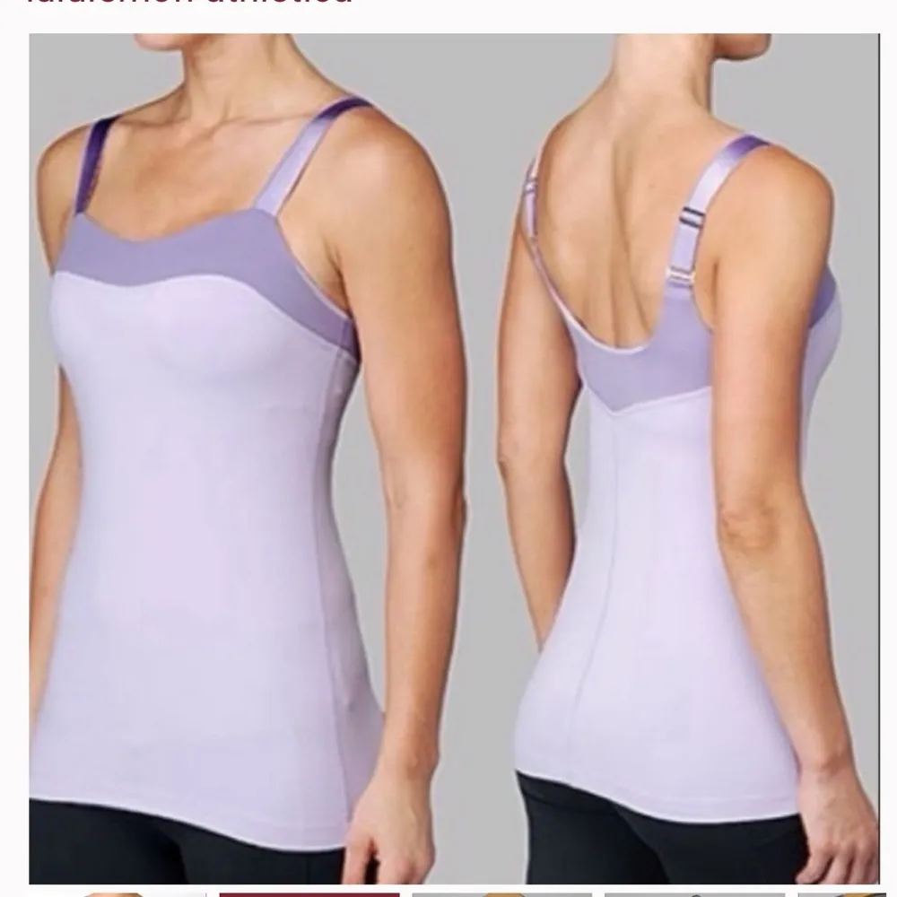- Size 4- Lululemon Heart Tank Iris Purple lilac - Image 3