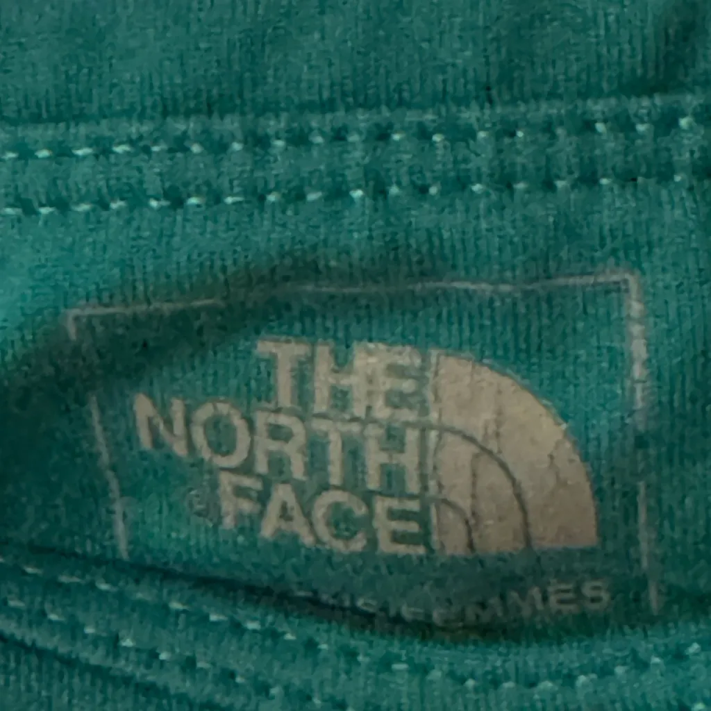 The North Face Teal Cropped Leggings - Image 3