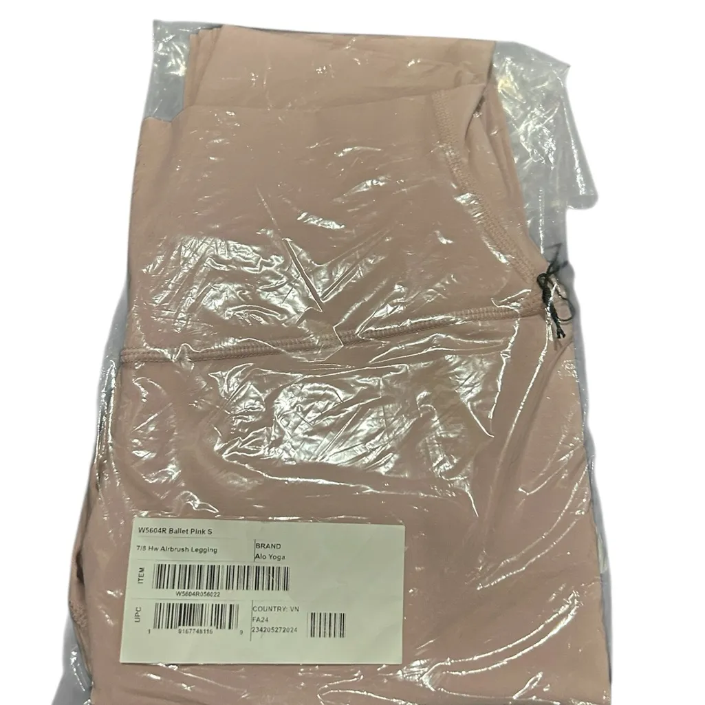 7/8 High-Waist Airbrush Legging in Ballerina Pink New Sealed - Image 5