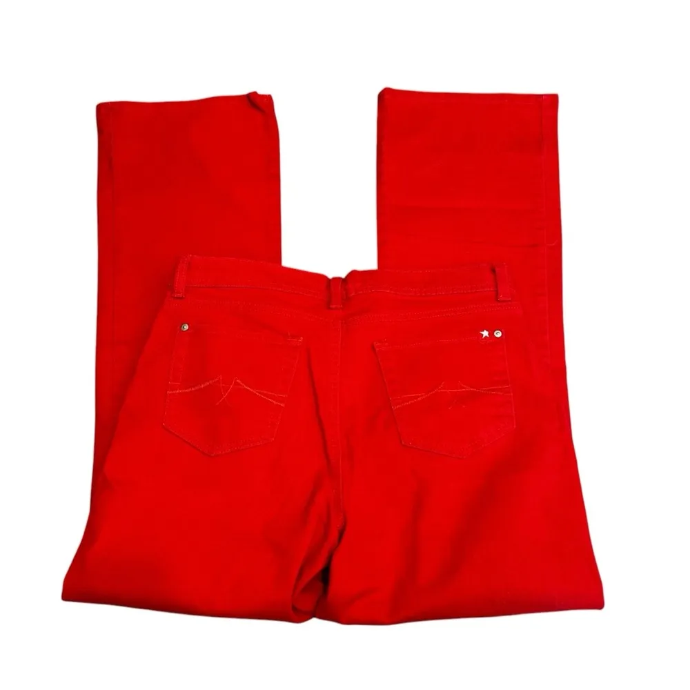 Red Y2K Jeanstar 2000s Jeans Pants Star Details Women’s Size 12 Regular Style! - Image 5