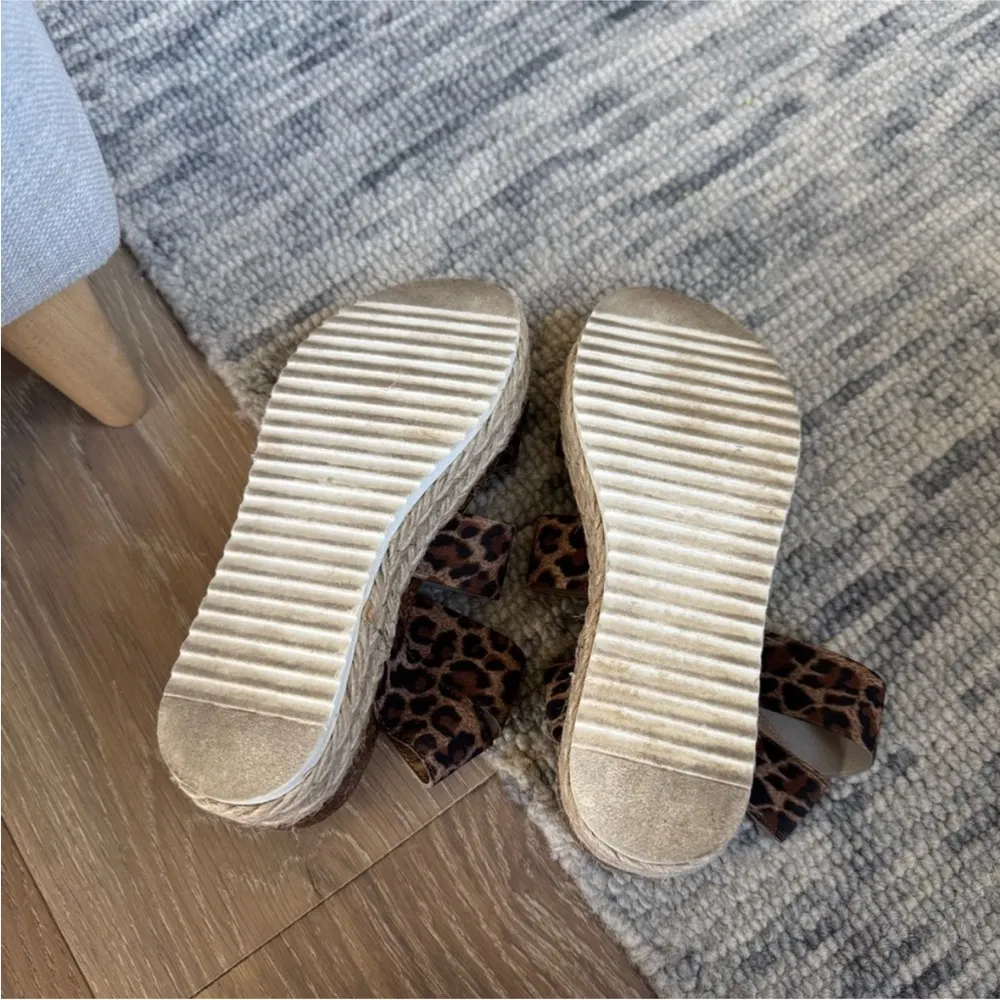 Steve Madden Brown Espadrille Platform Sandals - Image 9