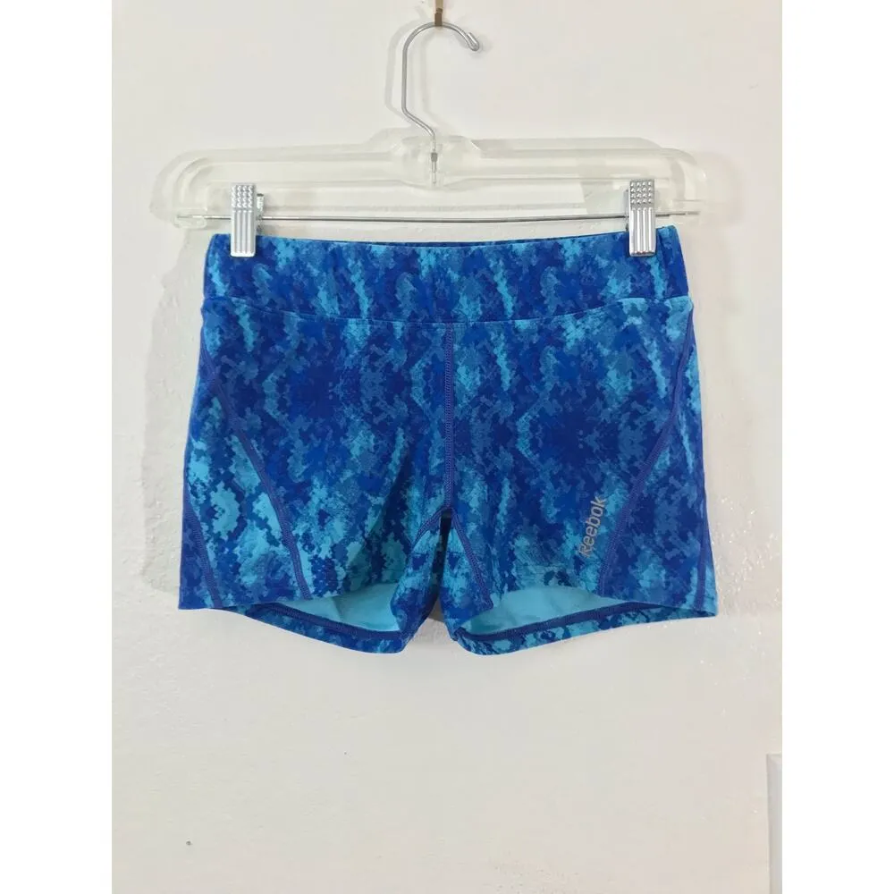 Reebok  blue short activewear exercise shorts - Image 3