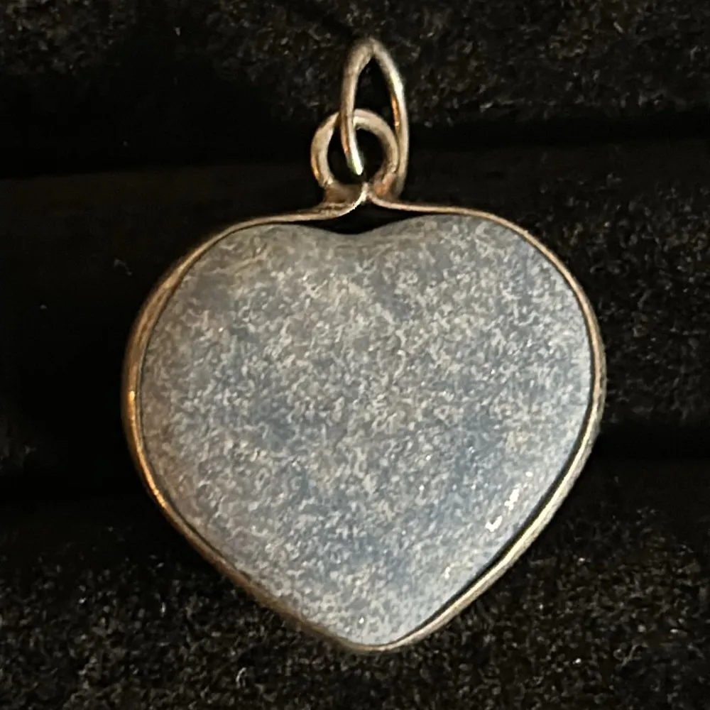 Artisan 4 Piece Collection Gemstone Crystal Heart Shaped Pendants Blue - Image 4