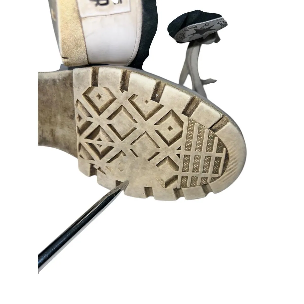 Converse All Star Lugged Black Canvas High Tops Women’s 6 / Men’s 4.5 - Image 11