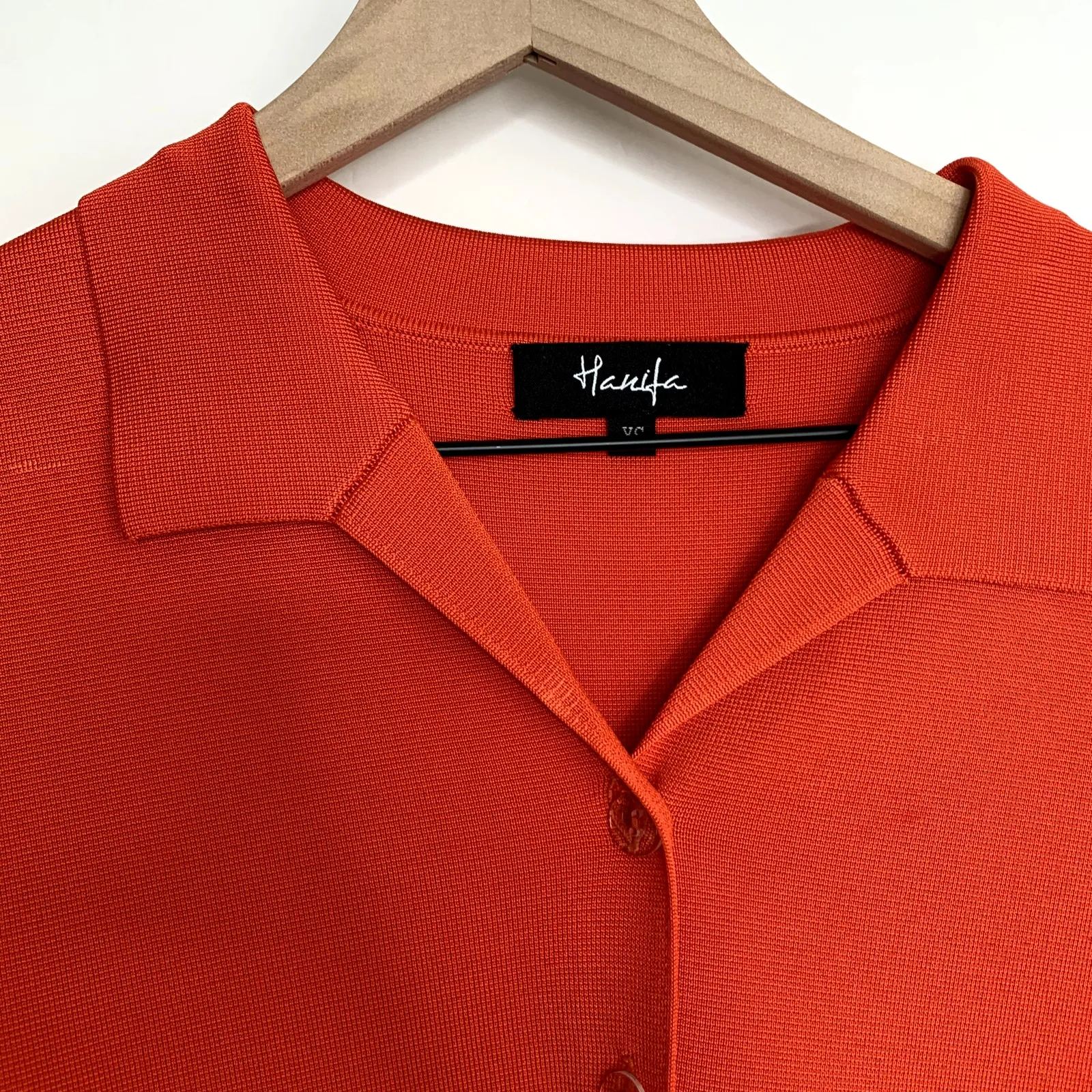 Hanifa Robyn Dress in Flame Red Two Piece Skirt Set Womens XS Orange - Image 10