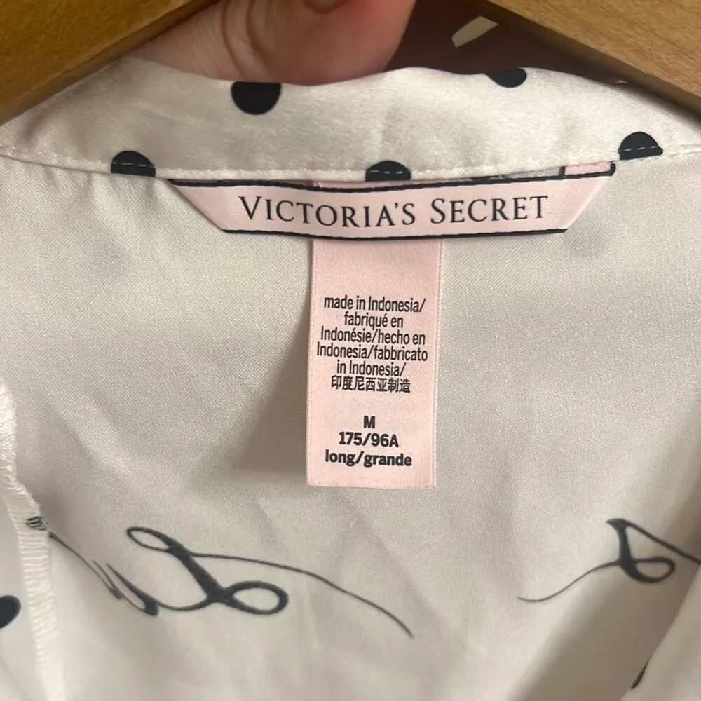 ✨NWT Victoria's Secret Polka Dot Sweet Dreams Satin Sz Medium Pajama Set✨ - Image 8