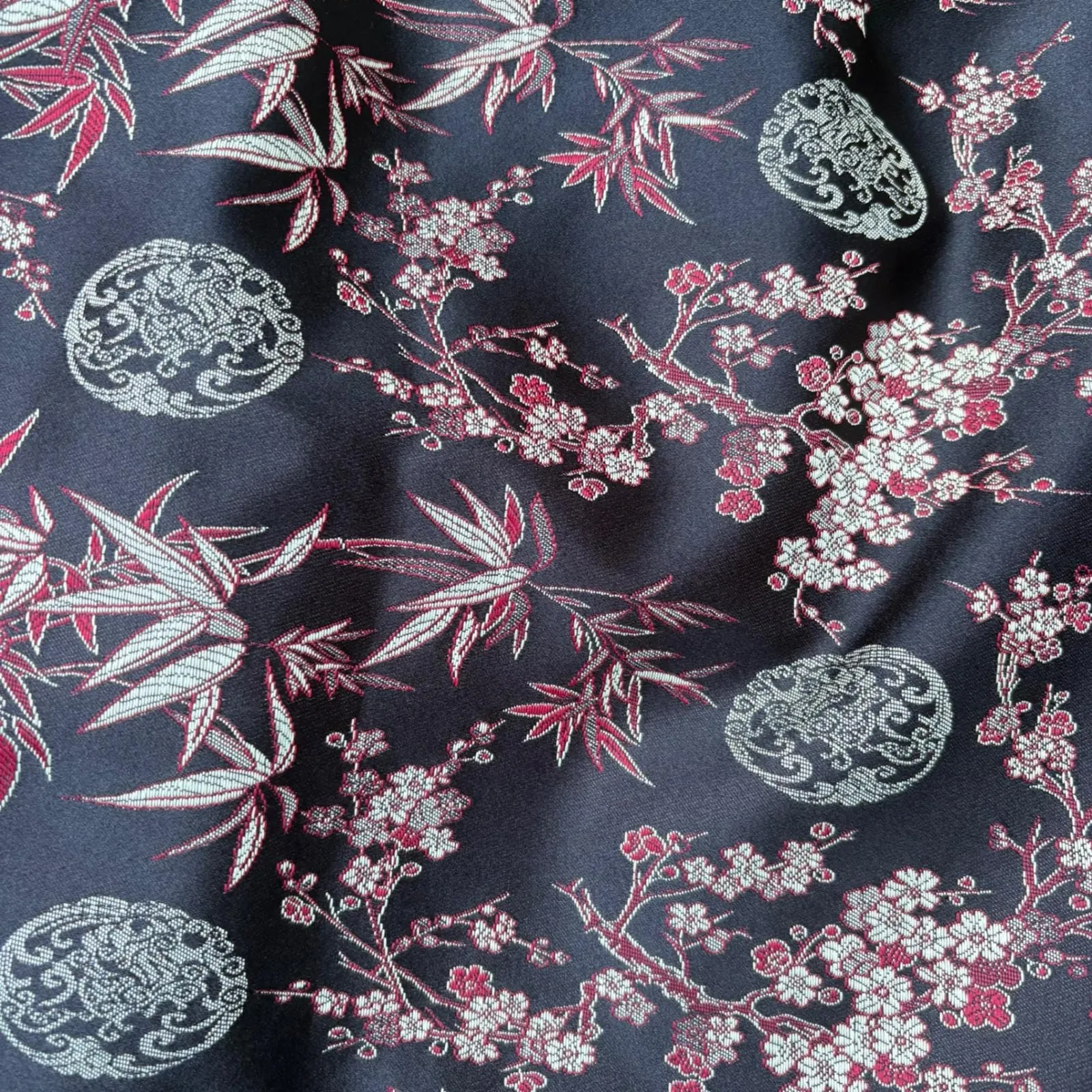 XOXO Women's Size‎ 3 Mini Skirt Black Asian Floral Print Y2K Career Casual Retro - Image 2