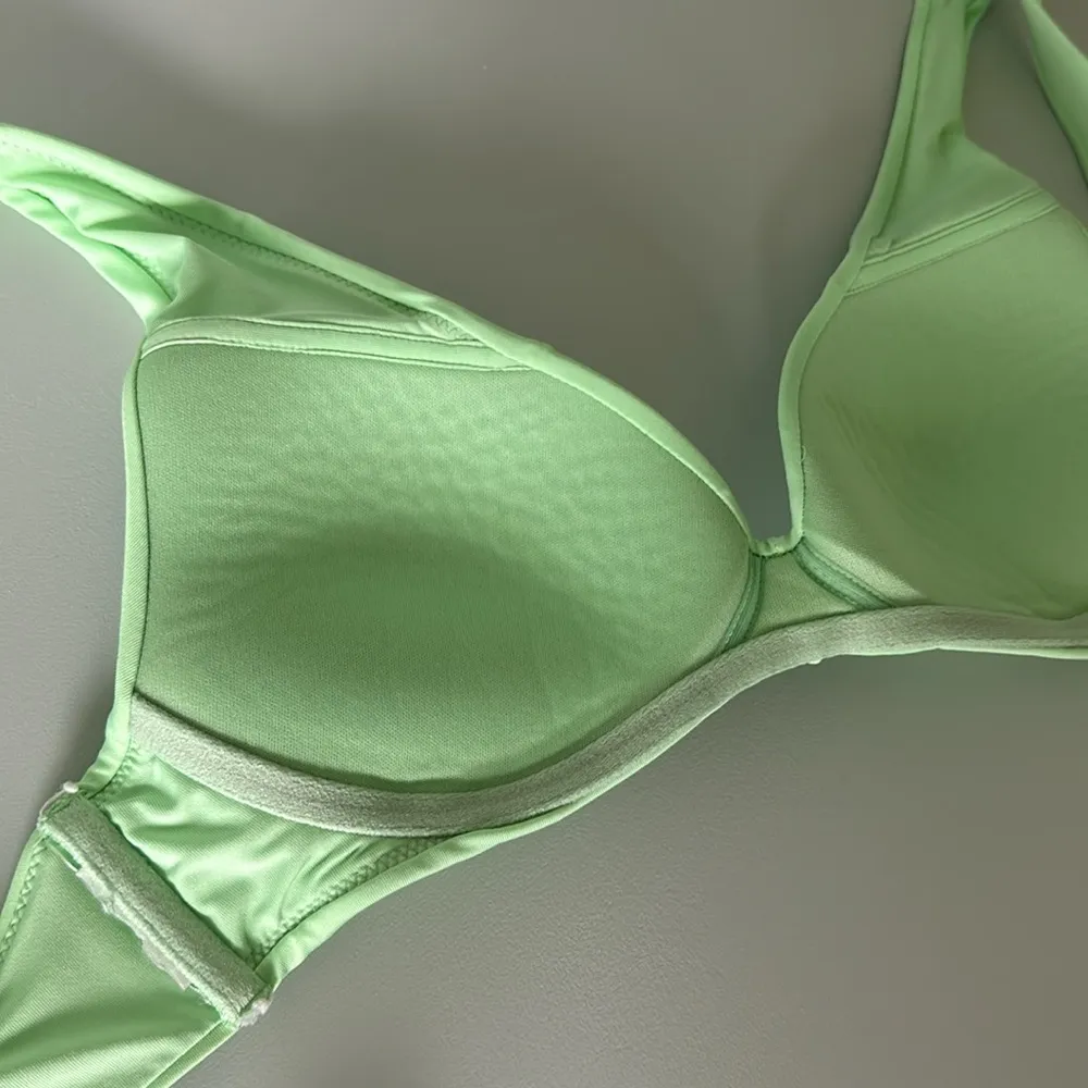 H&M Sage Green Mojito Bikini Bathing Suit with High-Cut V-Front / Small - Image 14