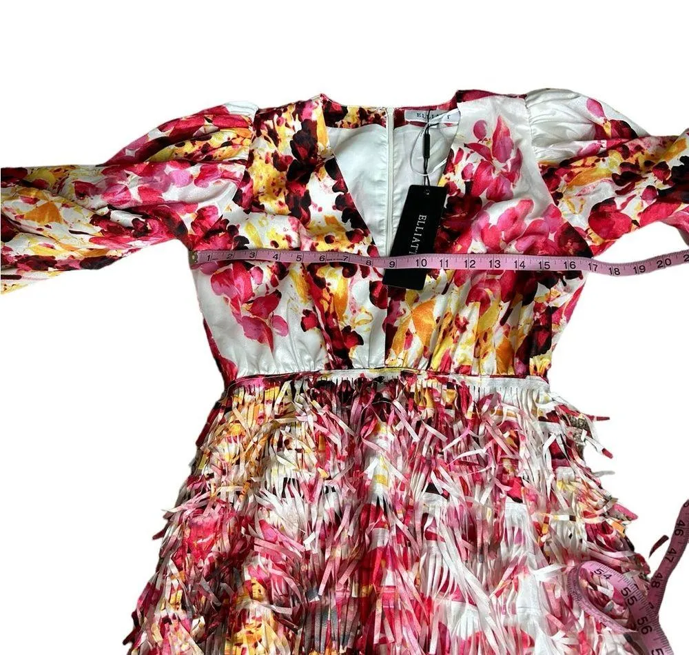 ELLIAT nwt tide fringe dress - Image 4