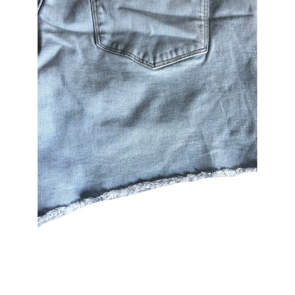 A.N.A Brand, Color Light Blue Jeans, Size 20 W, High Rise Shorts - Image 6