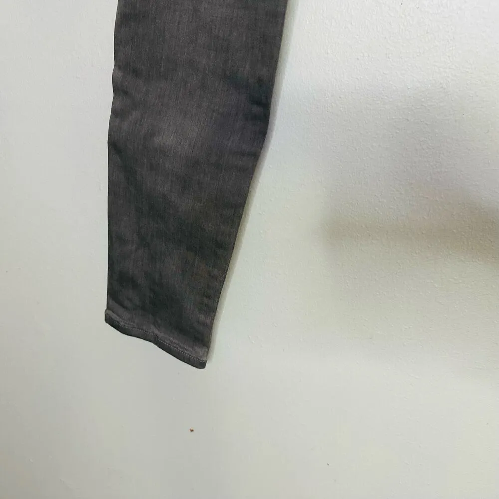 FRAME Women's Gray Denim Jeans Le Skinny de Jeanne Cuffed Skinny Jeans Size 27 - Image 10