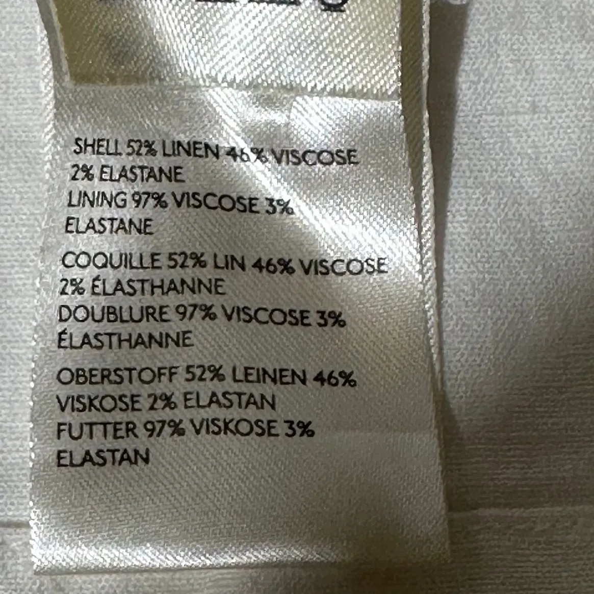 Anthropologie Cap sleeve collared Linen Blend Mini Dress White Size 1X new - Image 8