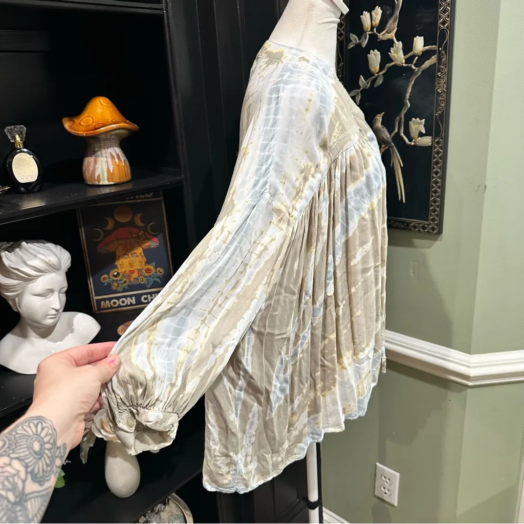 Young Fabulous & Broke Tie-Dye Boho Blouse Size: Approx. Medium/Large - no tag - Image 6