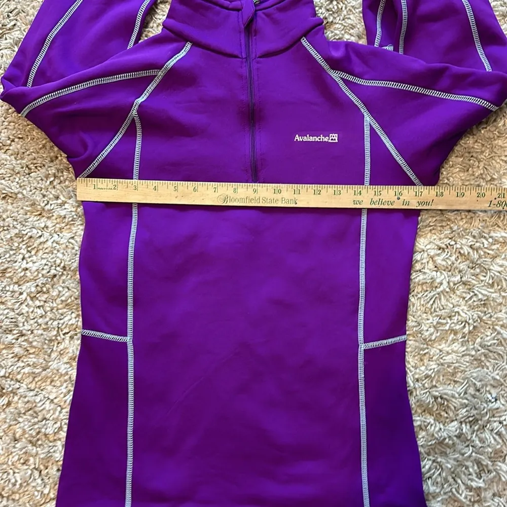 Avalanche Outdoor Women's Quarter Zip Pullover Purple Size Medium - Image 14
