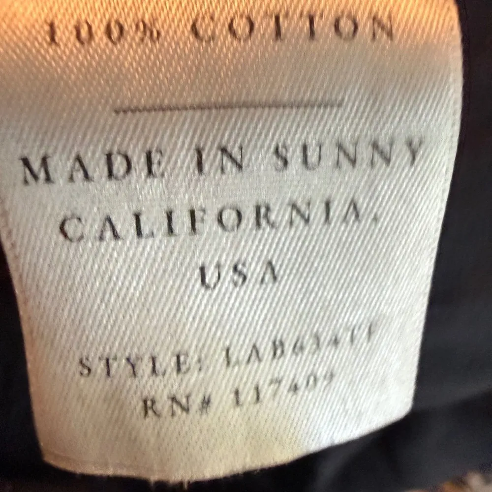 Frank & Eileen Catherine Crop Favorite Pants Black Size Small Missing Drawstring - Image 12