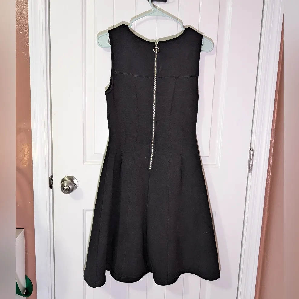 Maeve Anthropologie Debutante Sleeveless A Line Mini Dress Women's Small Black - Image 2