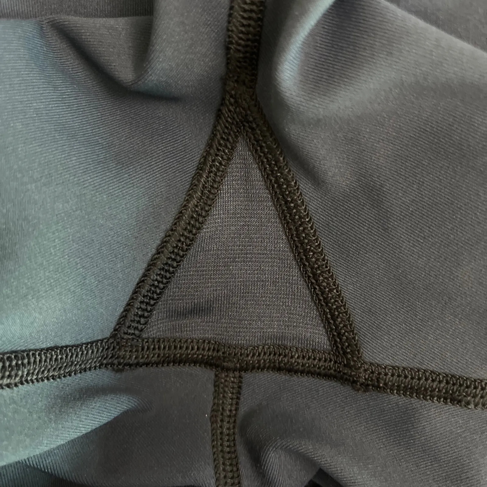 Lululemon Wunder Under Crop 21” Leggings Size 10 Nouveau Mach Blue Black Floral - Image 3