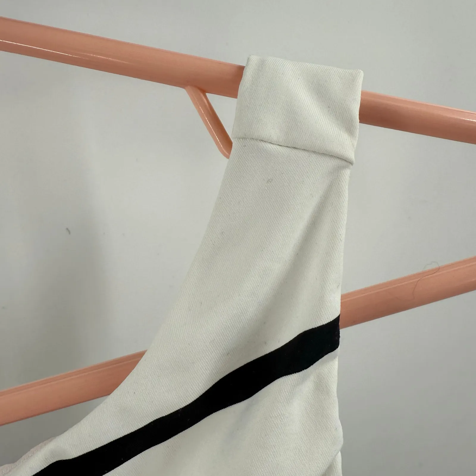 Lauren Ralph Lauren Bikini Top SZ6 NWT Black Gradient Stripe Underwire High Neck - Image 9