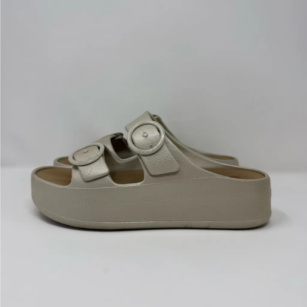 Lemon Jelly Gaia Platform Sandal Suze US 9 - Image 3