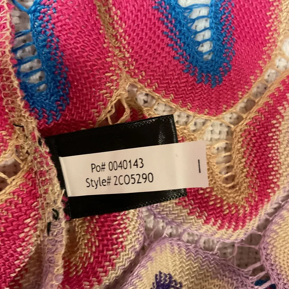 Boston Proper Women's Patterned Long Sleeve Duster Multi Size L Beach‎ Boho - Image 16