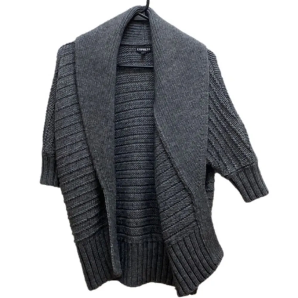 EXPRESS ✨  shawl cable knit 3/4 sleeve cardigan✨ - Image 6