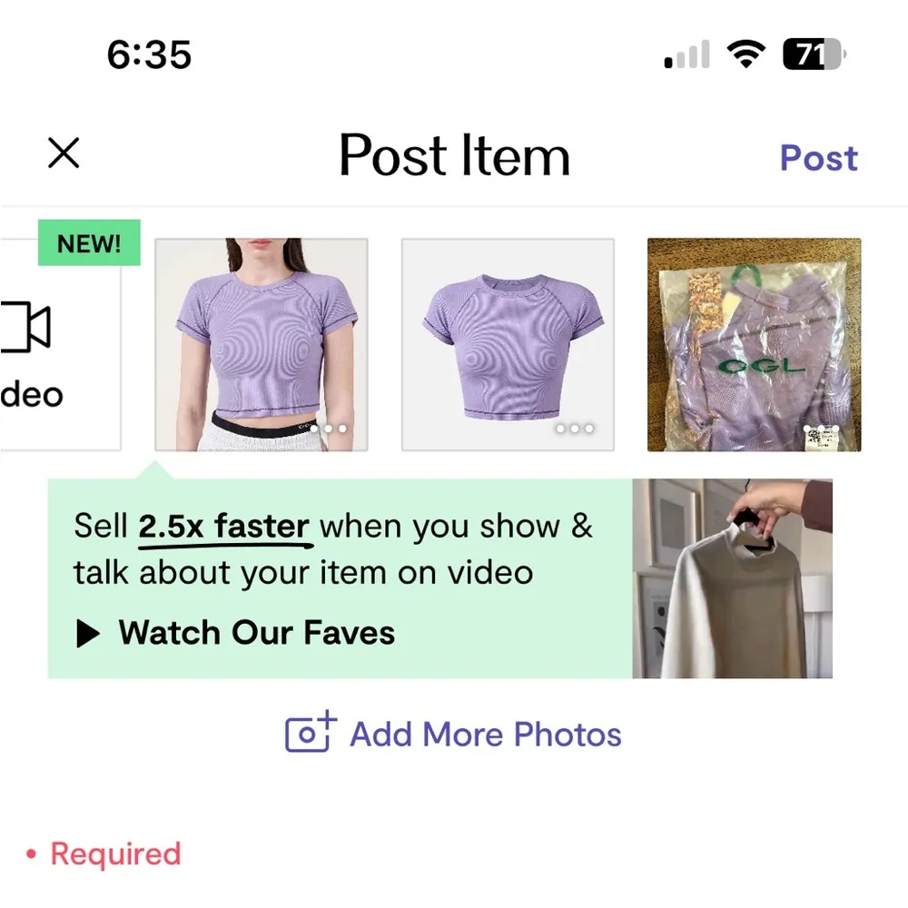 OGL Move Tee Purple - Image 2