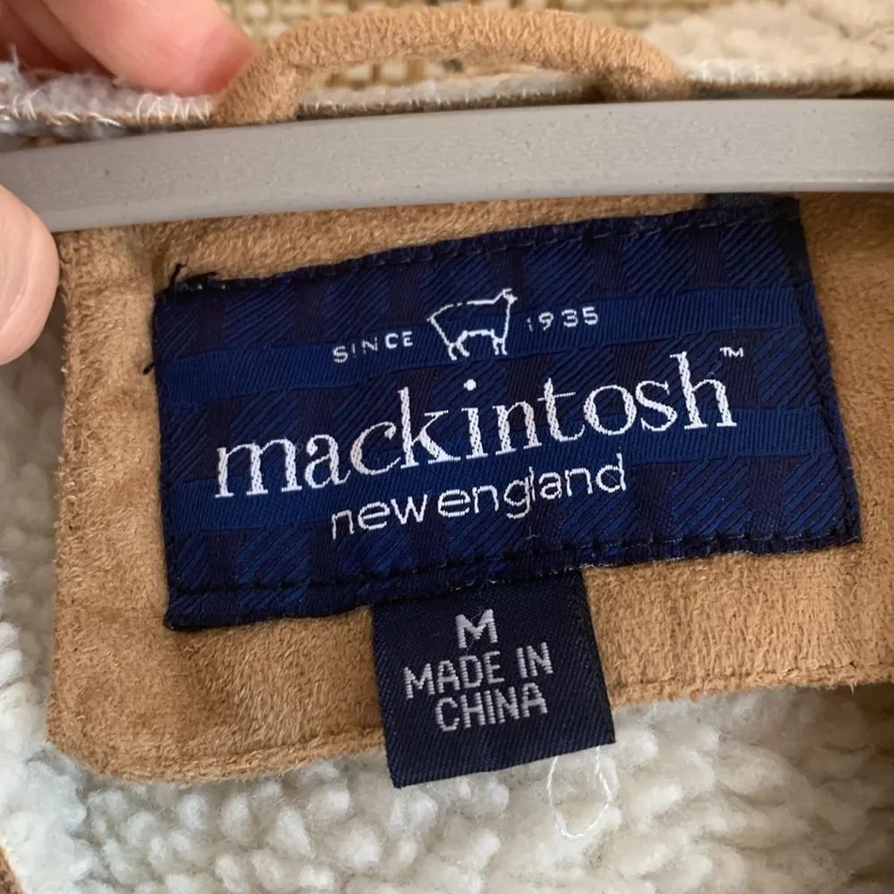 Mackintosh New England Faux Fur Coat Size M Women’s Jackets Beige Neutral Tan Size M - Image 3