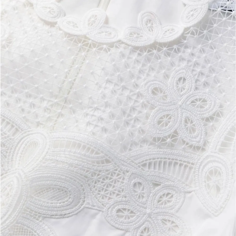 Self-Portrait Guipure Mini Dress - Image 10