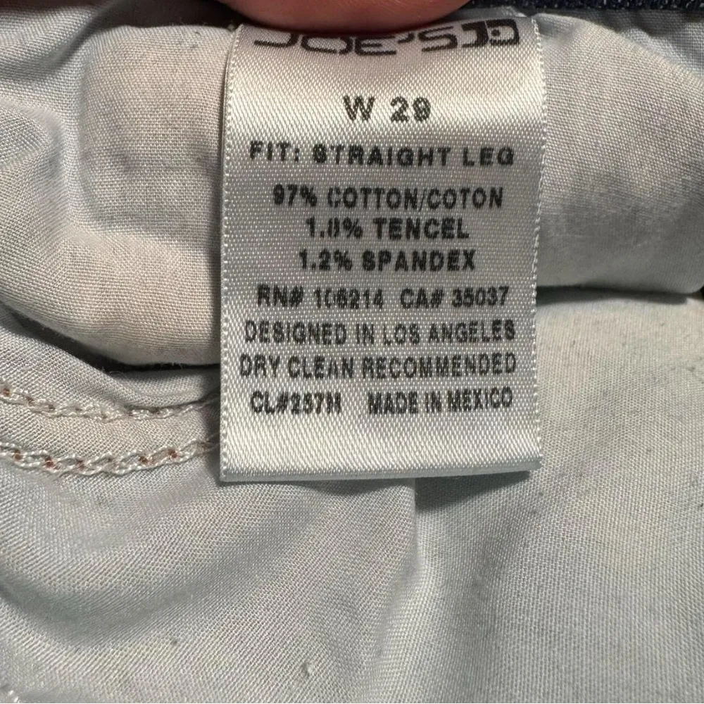 Women’s Joe’s Jeans Emmy Style Distressed Dark Blue Jeans Straight Leg - Image 3