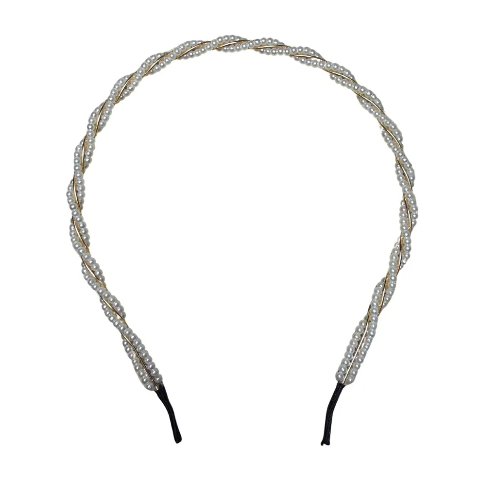 Chic Pearl Embellished Headband - Image 2