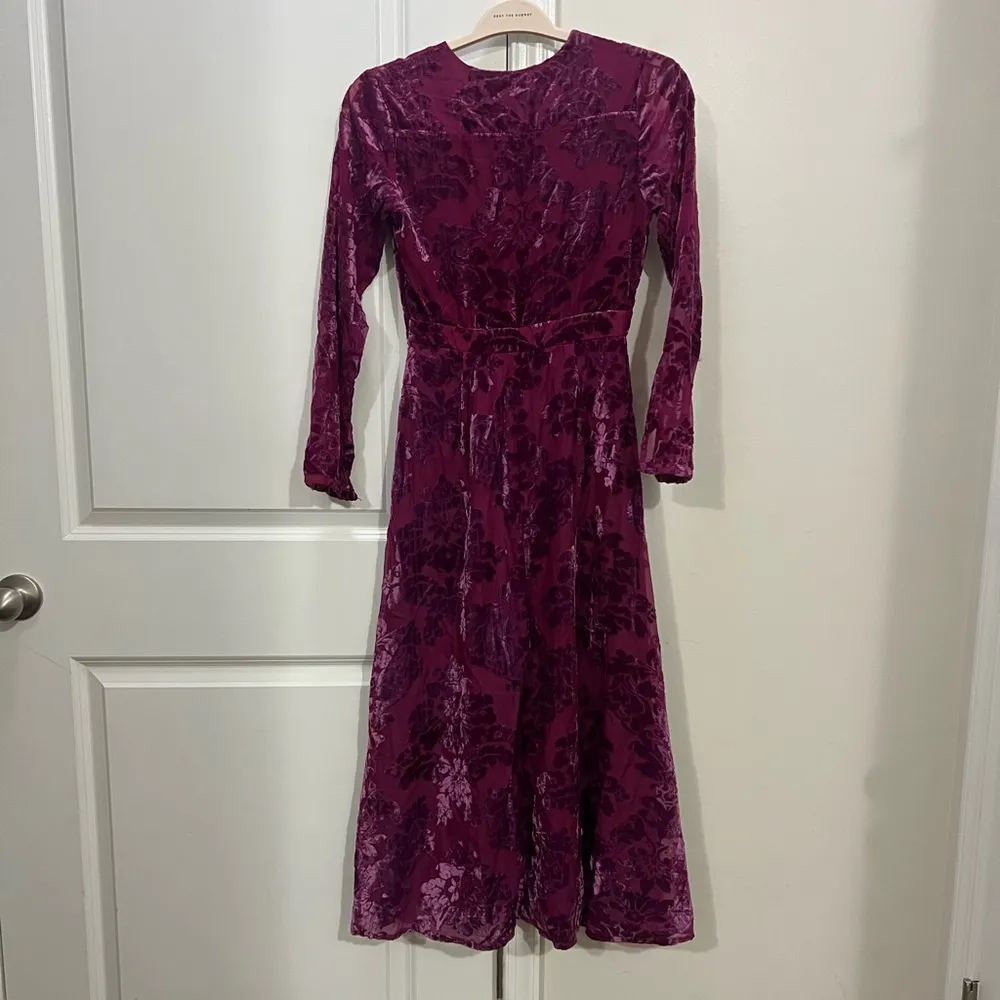 YUMI KIM Purple Carroll Velvet Dress Size XS $268 - Image 5
