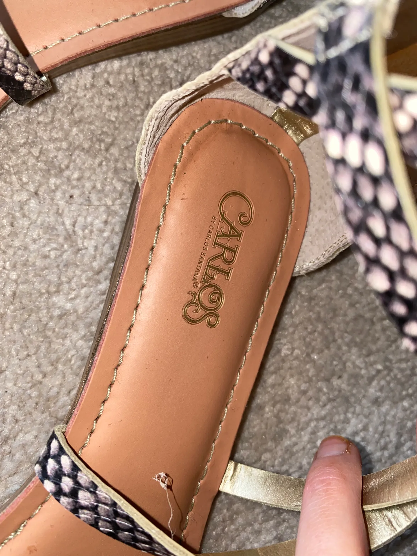 Snakeprint Gladiator Sandal - Image 3