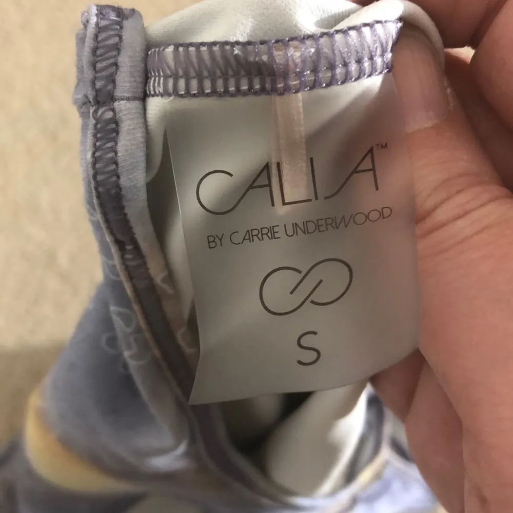 Calia Y Back Celestial Workout Tank Top Small Gray - Image 3